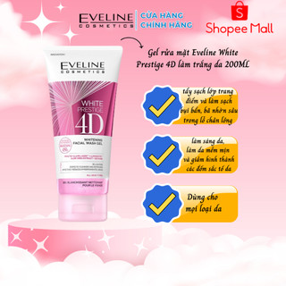 Gel rửa mặt trắng da Eveline White Prestige 4D 200ml