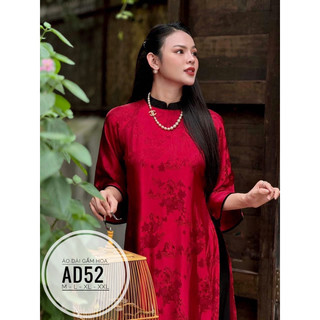 BIGSIZE Áo dài gấm hoa AD52