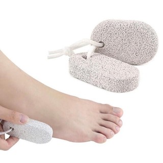 Đá bọt biển chà gót chân có dây đeo, Đá tẩy tế bào chết, kỳ da chà chân, Đá mài gót chân, bào gót chân, tẩy da sần