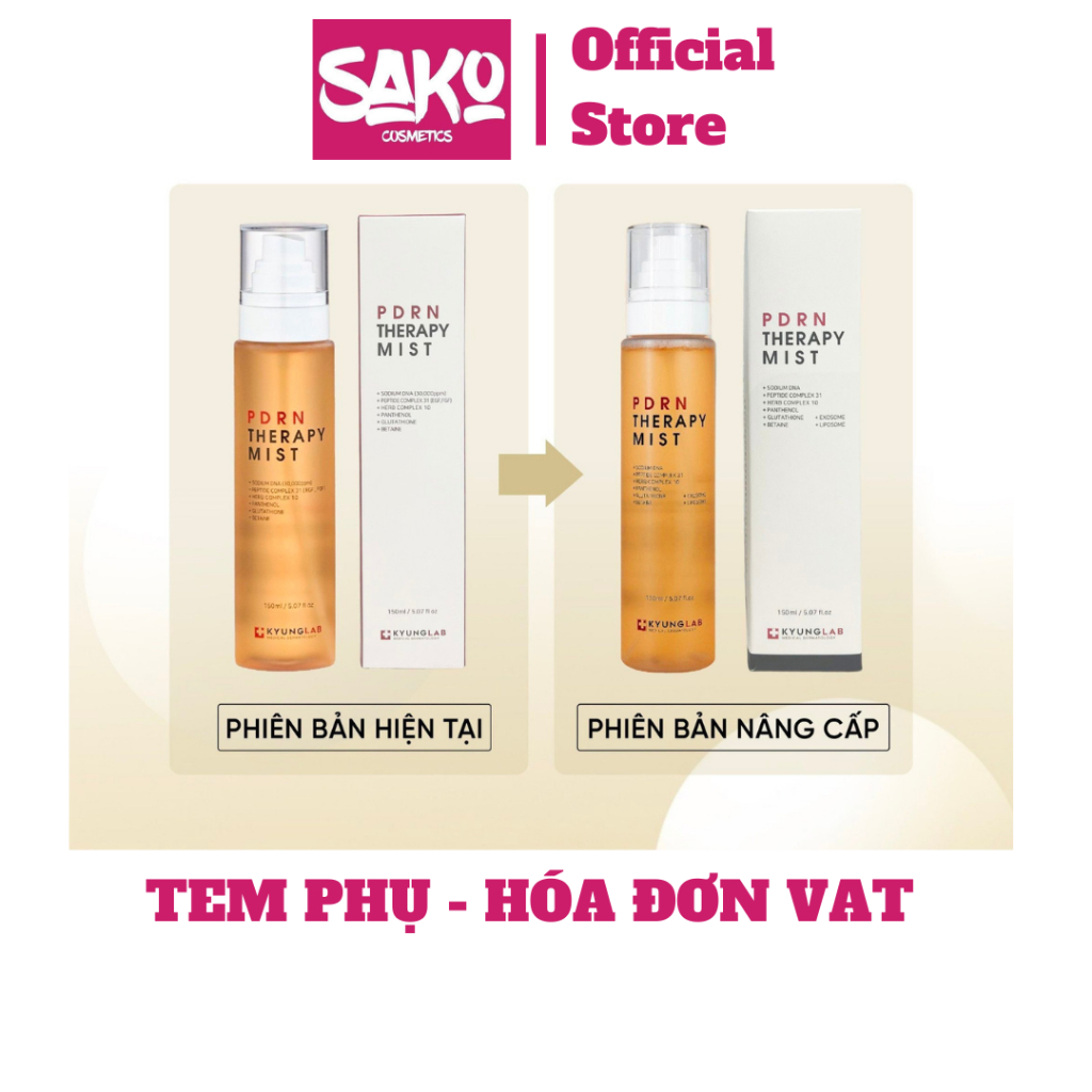 Xịt khoáng KyungLab Pdrn Mist chống lão hoá tái tạo phục hồi da 150ml