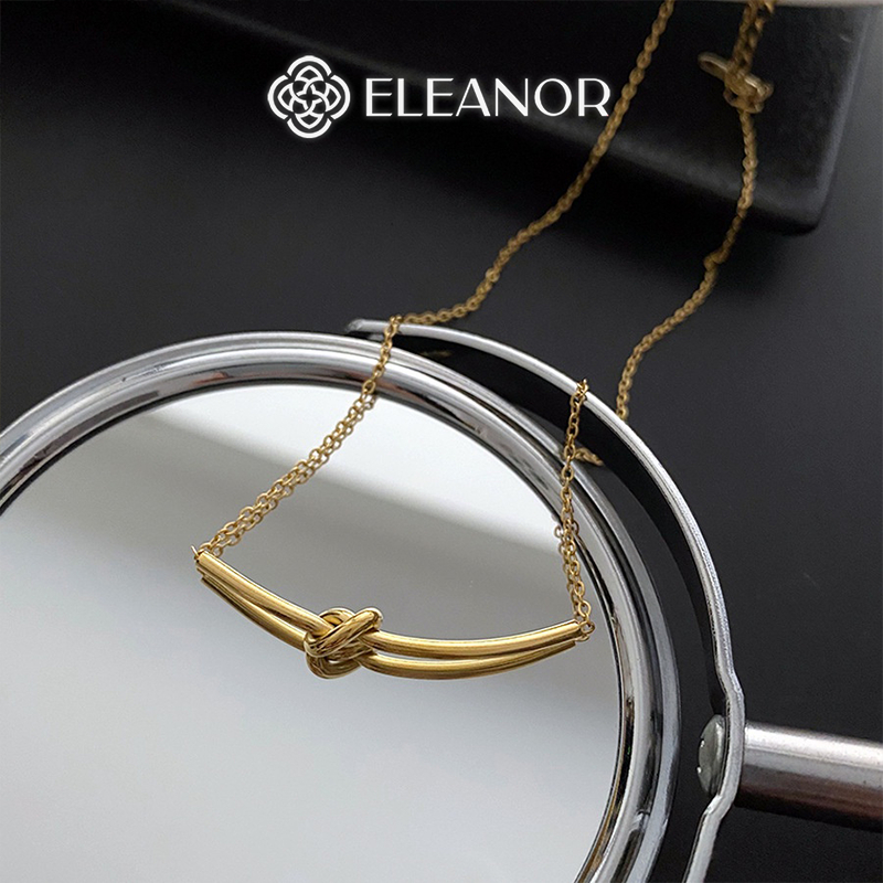 Dây chuyền nữ Eleanor Accessories hình nút thắt cá tính phụ kiện thời trang trẻ trung năng động giá rẻ