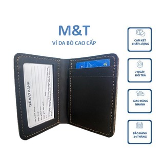 Ví mini nam ví da bò cao cấp da bò thật 100% bảo hành 2 năm full hộp