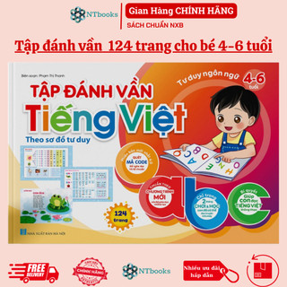 Sách Tập đánh vần Tiếng Việt (Dành cho bé 4-6 tuổi - Phát triển tư duy ngôn ngữ)