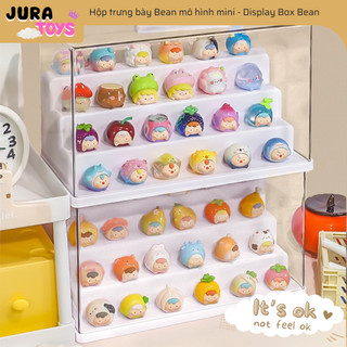 Hộp trưng bày beans trưng bày mô hình mini trong suốt Mika (Acrylic) bảo quản đồ chơi mô hình Mini Blind Box, Pop Mart