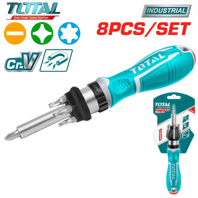 Bộ 8 tua vít đa năng Total TACSD30086