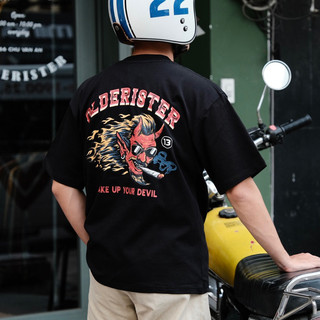 Áo thun Devil Olderister - Màu Đen | Premium Cotton