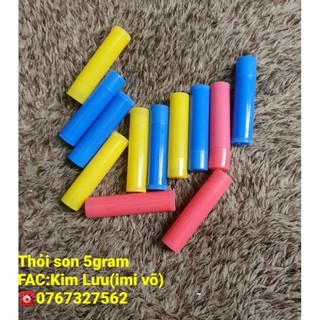 Vỏ son đổ trực tiếp 5gram 3 màu