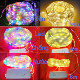  Đèn Led Hạt Gạo Chống Nước Trang Trí Trong Nhà ,Ngoài Trời 8m 30m 80m 