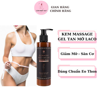 Gel Tan Mỡ Laco - Kem Massage Toàn Thân Giảm Mỡ Laco 200ml