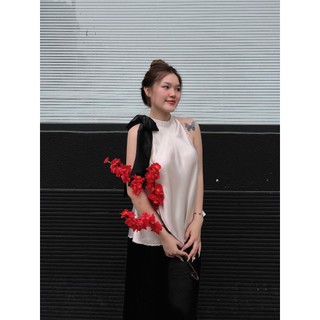 [ DÉ KAEN GOUT THIẾT KẾ ] - Áo yếm lụa thiết kế sang trọng - SILKY TOP