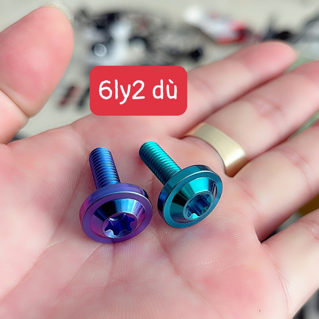 Ốc 6li2 Titan Gr5 Gắn Dàn Áo Xe Máy