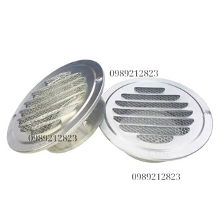 Chụp thông hơi chụp bằng trong nhà đủ size, chuẩn inox 304,lưới thông gió tròn bằng thép không gỉ phi 90,100,110