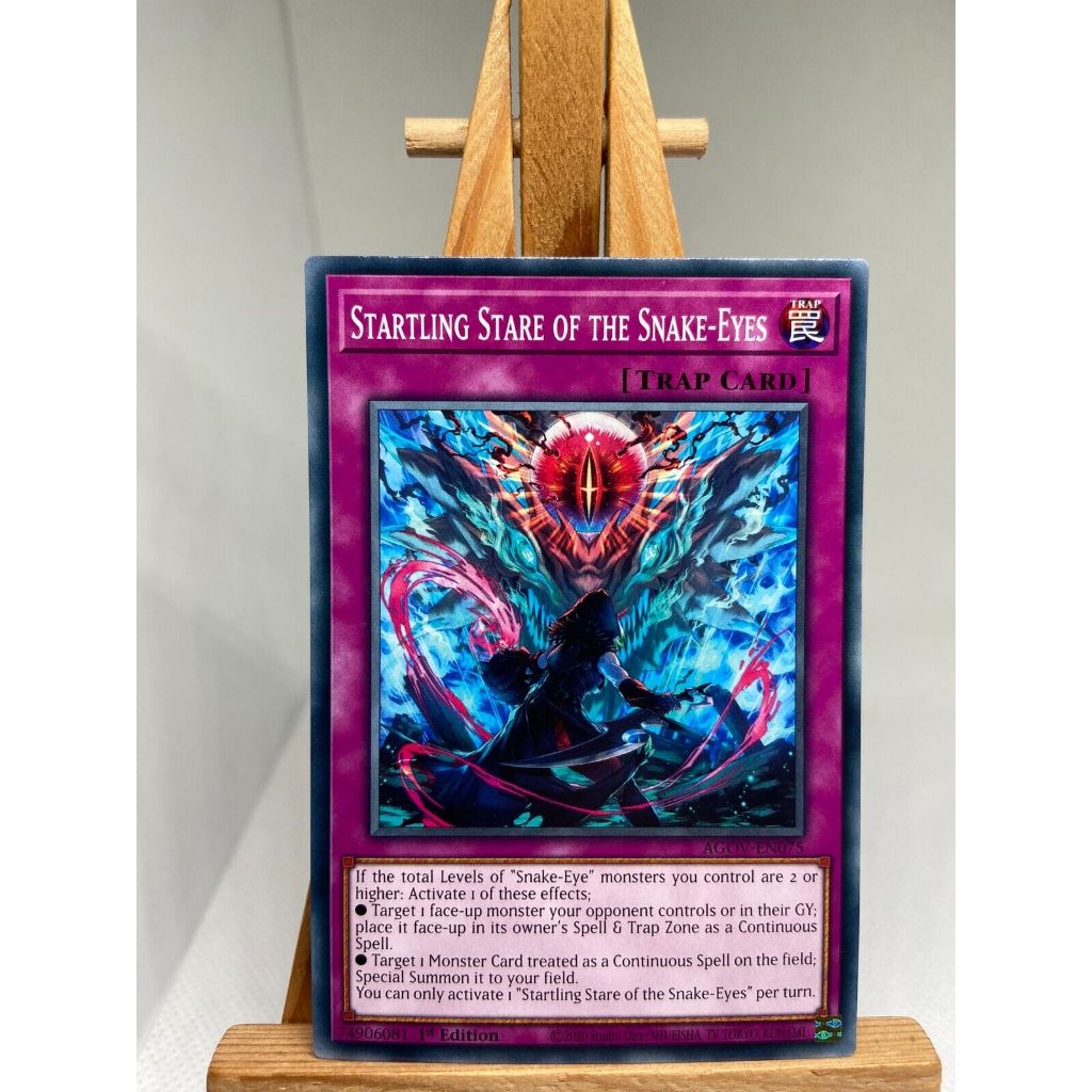 [ Đỗ Lạc Shop ] Thẻ Bài Yugioh Trap Startling Stare of the Snake-Eyes