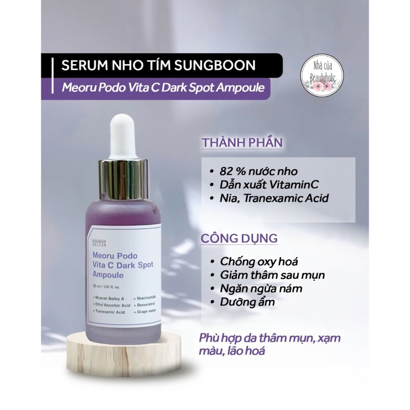 Serum cà chua xanh Sungboon editor green tomato pore Lifting ampoule+