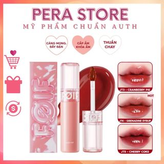 Son tint bóng thuần chay foif juicy fit tint 3g