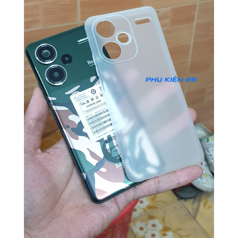 [Redmi Note 13 Pro+] Ốp lưng silicon dẻo cao cấp Henyou