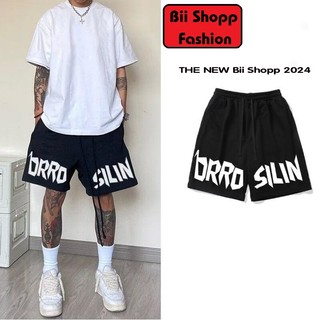 Quần short Nam Nữ Chữ  Brro SiLin , Quần short đùi  Brro SiLin unisex basic nam nữ cá tính. Menswear Lịch