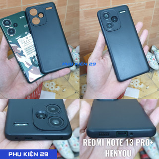 [Redmi Note 13 Pro+] Ốp lưng silicon dẻo cao cấp Henyou