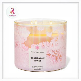Nến thơm 3 bấc cao cấp Bath & Body Works Champagne Toast 411g