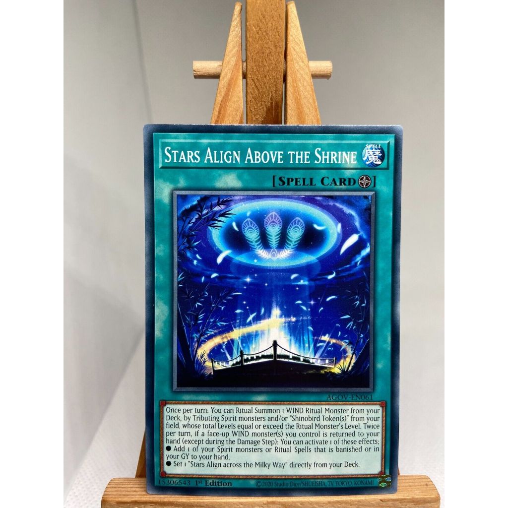[ Đỗ Lạc Shop ] Thẻ Bài Yugioh Spell Stars Align Above the Shrine - AGOV-EN061 - Common