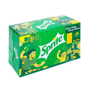    hỏa tốc  thùng 24 lon nước ngọt có ga Sprite 320ml 