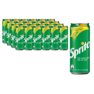 [ hỏa tốc] thùng 24 lon nước ngọt có ga Sprite 320ml