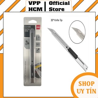 Dao rọc giấy nhỏ Deli 2058 lưỡi 9mm
