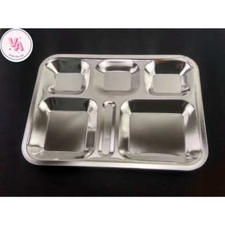 Khay cơm inox 5 ngăn giá rẻ DauTayStore