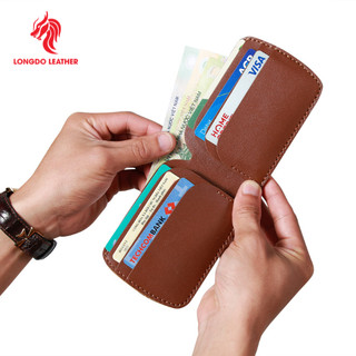 Ví nam da thật thương hiệu Longdo Leather - B04