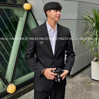 Áo Vest nam đen trơn, 2 khuy, dáng thoải mái, trẻ trung, lịch lãm - HALIOMAN