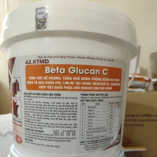 Beta glucan C 1kg dùng tốt cho vật nuôi.