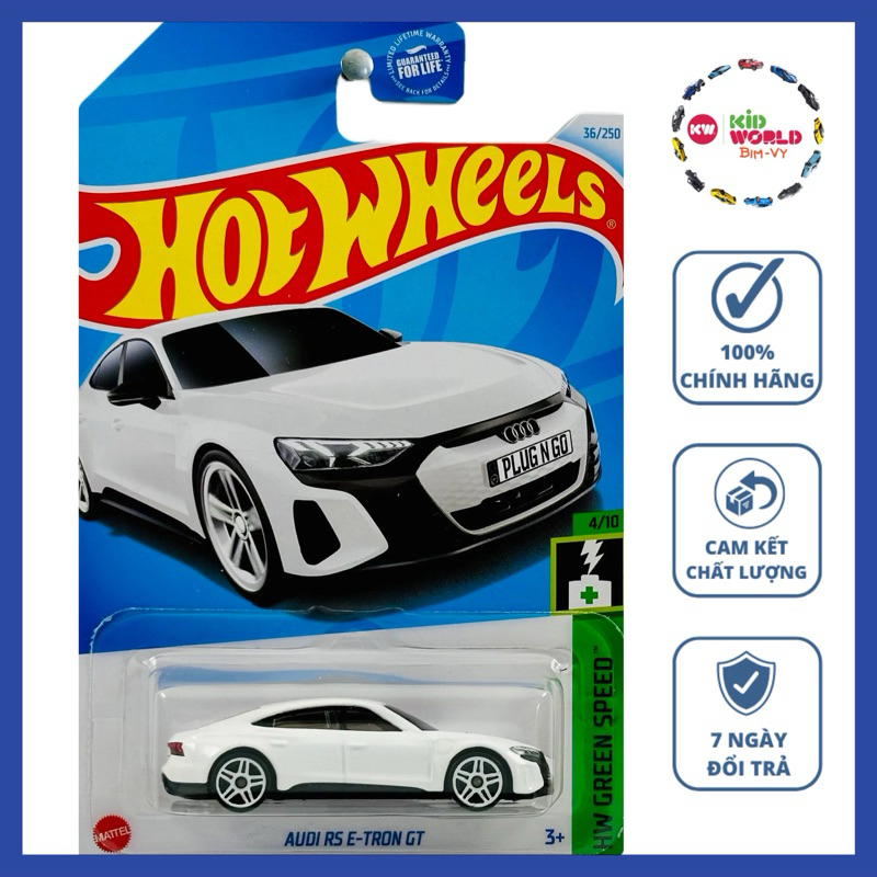 Xe mô hình Hot Wheels basic Audi RS E-Tron GT HTB81.