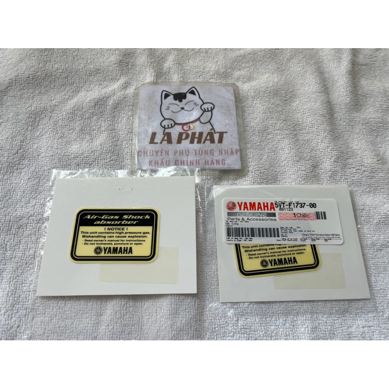 Bộ tem Yamaha dán phuộc sau jupiter