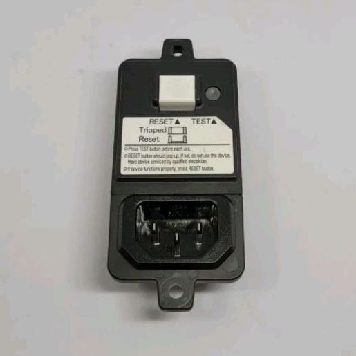 Ổ cắm dây nguồn 3 chân, tích hợp aptomat  chống giật , chống dò điện  220v 15A tháo máy nhật