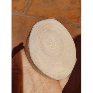 Lát gỗ, đế gỗ bóc vỏ Decor đk 5cm-10cm