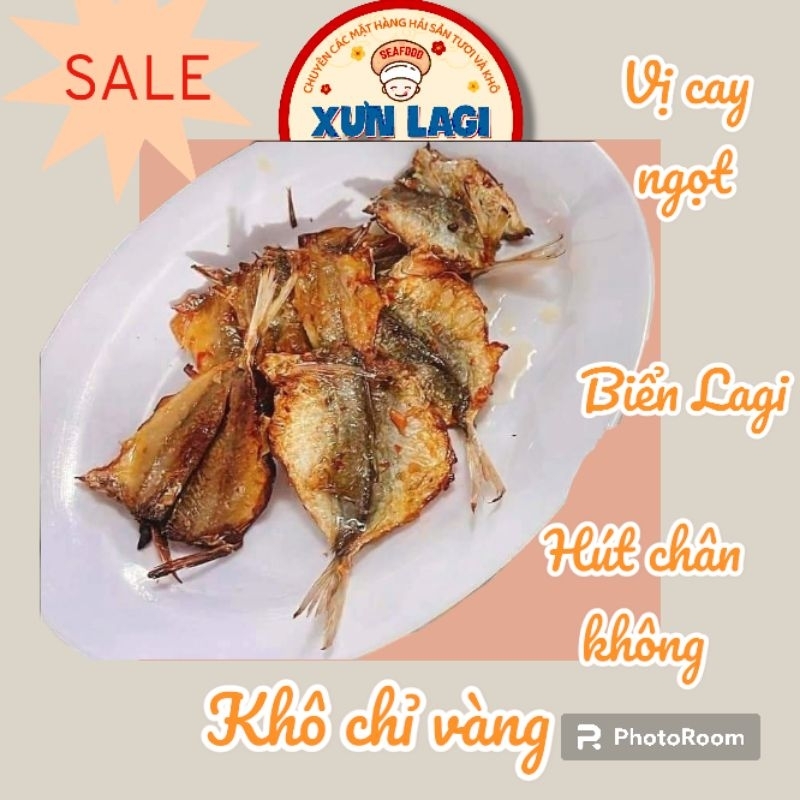 [Hỏa Tốc] Khô Cá Chỉ Vàng tẩm chuẩn vị Bình Thuận, Cá Chỉ Vàng Khô loại 500 gram