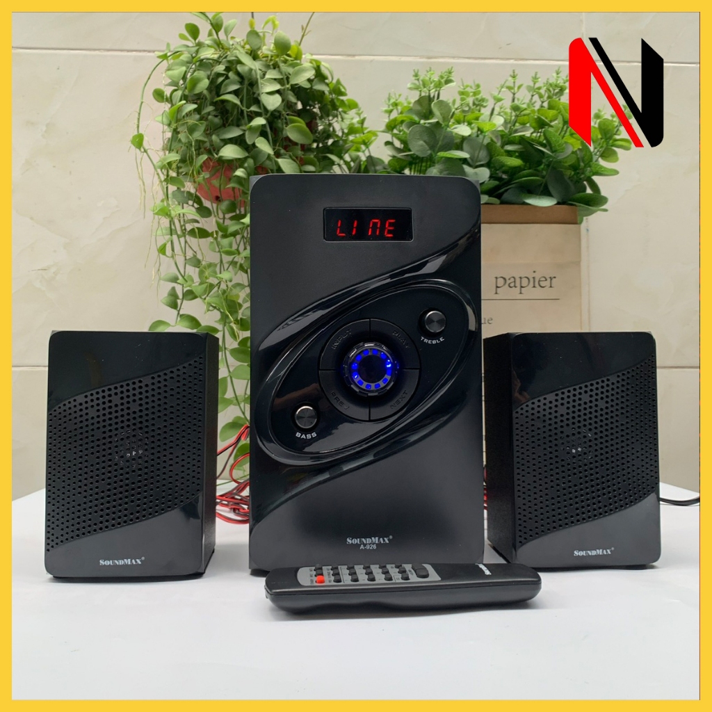 Loa Máy Tính Bluetooth Để Bàn Có Dây 2.1 Soundmax A926 Công Suất 32W Dùng Cho Máy Vi Tính, Điện Thoạ