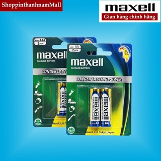 Pin AA / Pin AAA Maxell alkaline Vỉ 2 Viên Chính Hãng