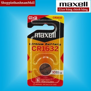 Pin CR1632 Maxell Cao Cấp Vỉ 1 Viên Chính Hãng