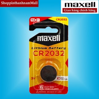 Pin CR2032 Maxell Vỉ 1 Viên Cao Cấp Siêu Bền - Hàng Chính Hãng