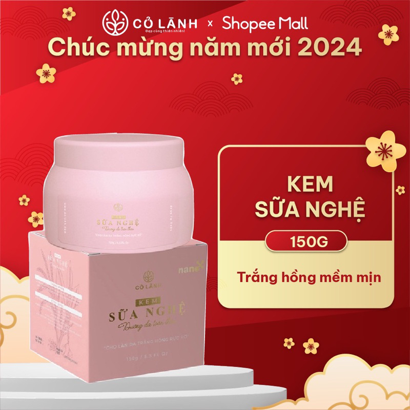 Kem dưỡng thể sữa nghệ Cỏ Lành 150G