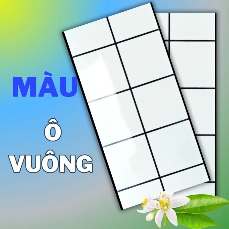 13 Tấm ốp pvc 30cmx60cm