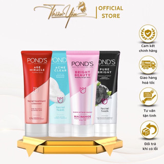 Sữa rửa mặt pond’s chống lão hoá trắng da ngừa mụn age miracle pure bright bright beauy acne clear 100g - shop thiên yến