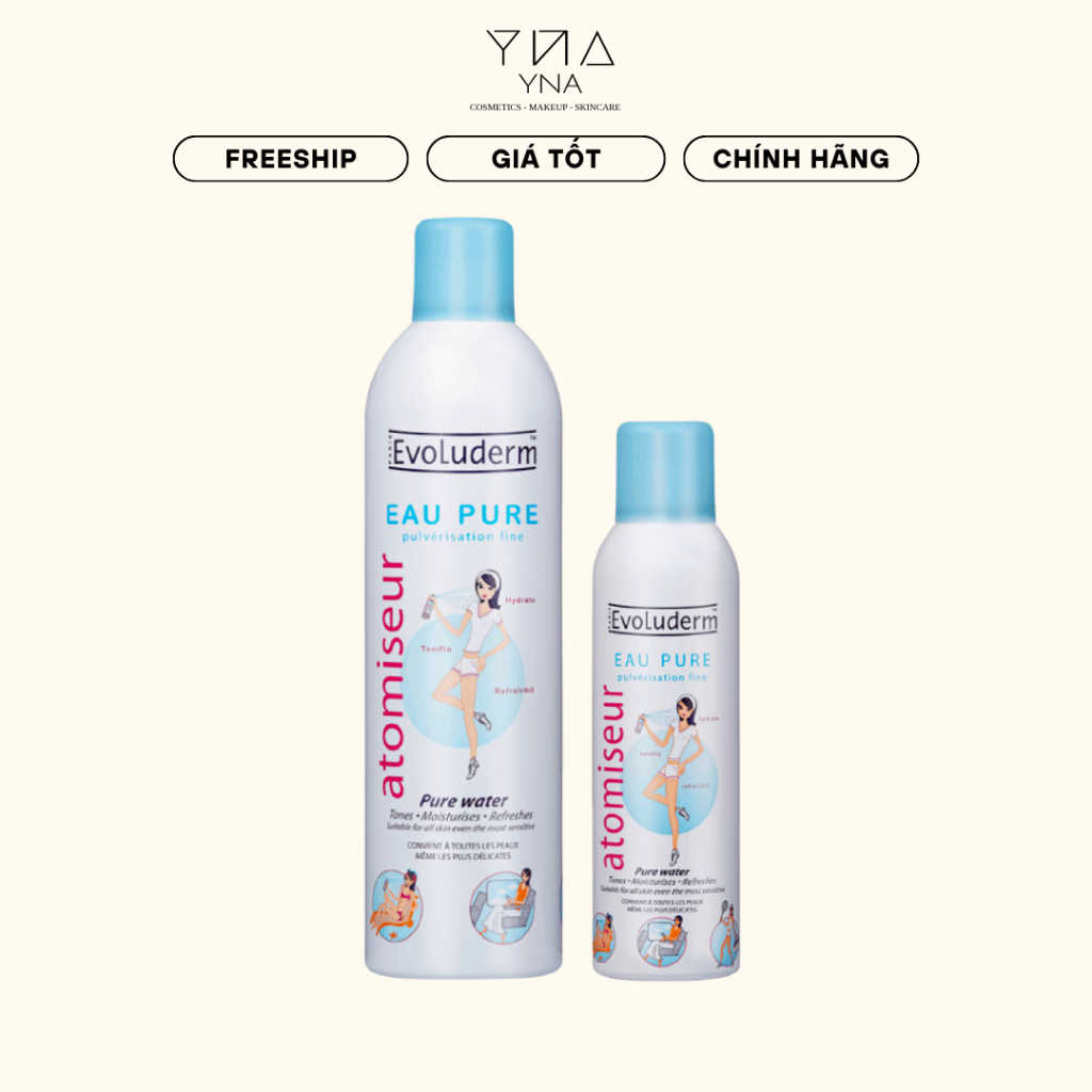 Xịt khoáng Evoluderm Eau Pure Atomiseur