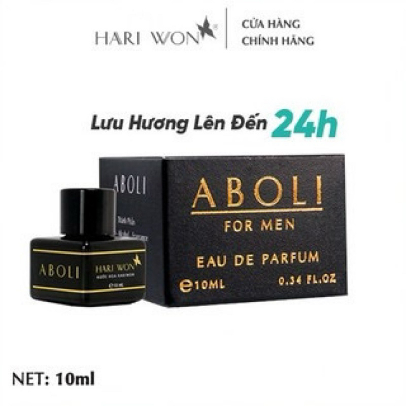 Nước hoa nam HARI WON /lưu hương lâu /chai 10ml