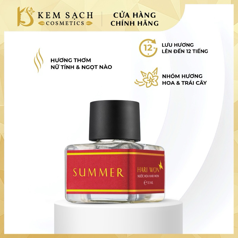 Nước hoa chấm HARI WON/ lưu hương lâu /chai 10ml
