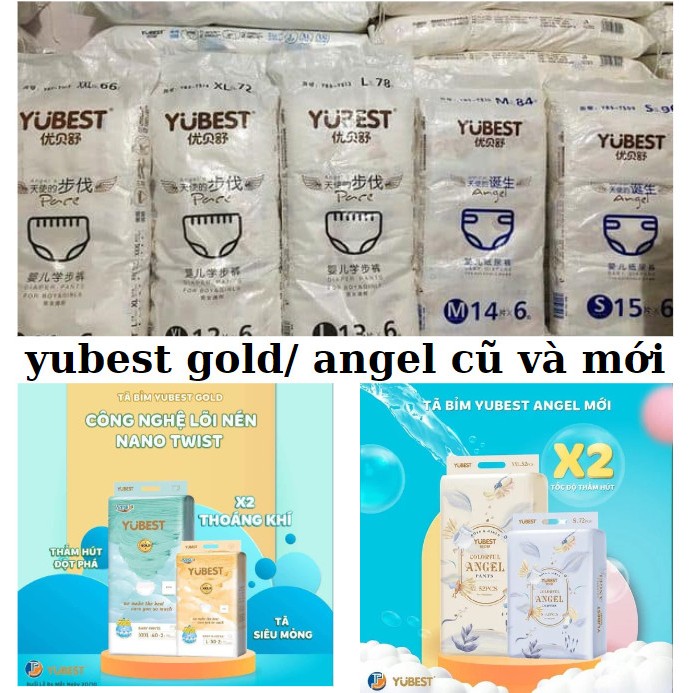 (Thanh lý) Bỉm Dán/Quần Yubest Angle (Mẫu cũ  đóng tải) đủ size cho bé