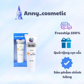 Kem Mụn SANTAGIFT 20gr - Gel giúp giảm mụn - Mờ thâm - Chống nắng