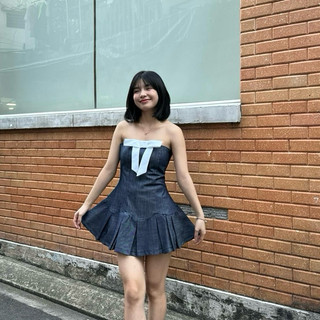 Đầm Grace Cúp Ngực Đính Nơ