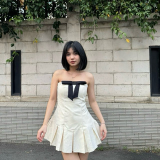 Đầm Grace Cúp Ngực Đính Nơ